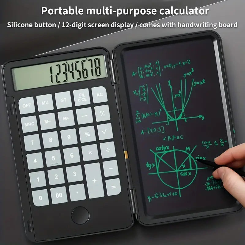 LCD Writing Pad Calculator Portable Writing Board