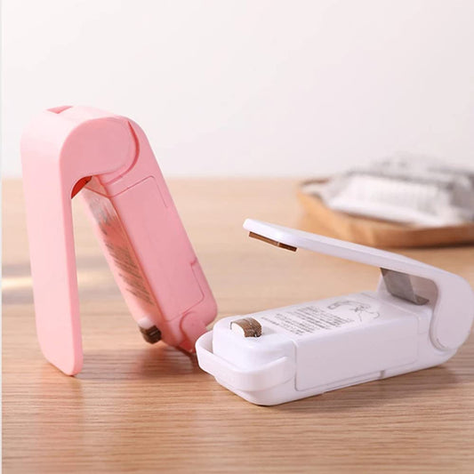 Mini Heat Sealer Portable Plastic Bag Sealing Machine for Food Snack Kitchen