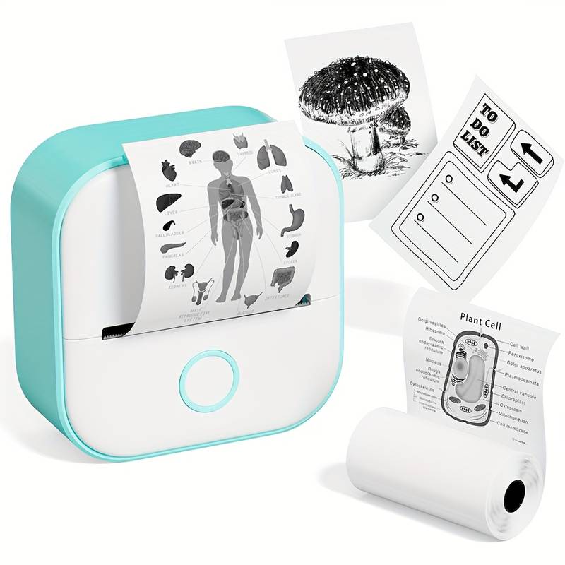 Portable Mini Printer for Photos Stickers Labels Tags