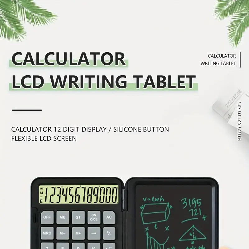 LCD Writing Pad Calculator Portable Writing Board