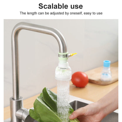 Rotatable 360 Degree Kitchen Sink Tap Faucet Extender Adjustable Connector